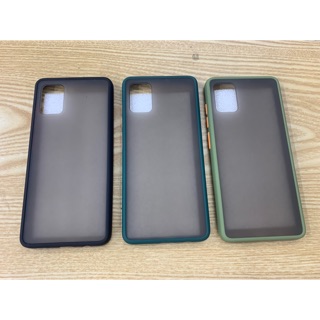 Ốp Samsung A51 dẻo viềng lưng nhựa màu nhám