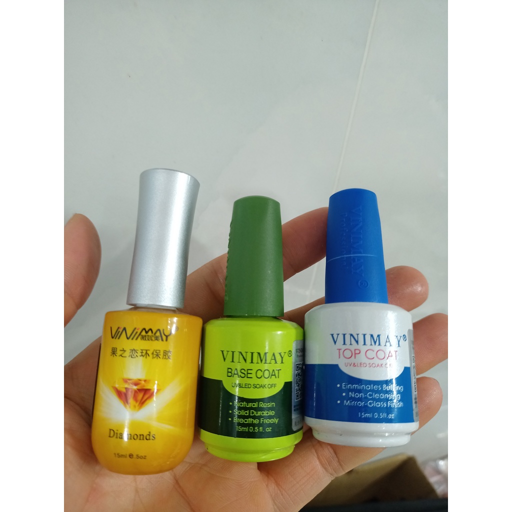 15ml Base top cường lực Vinimay