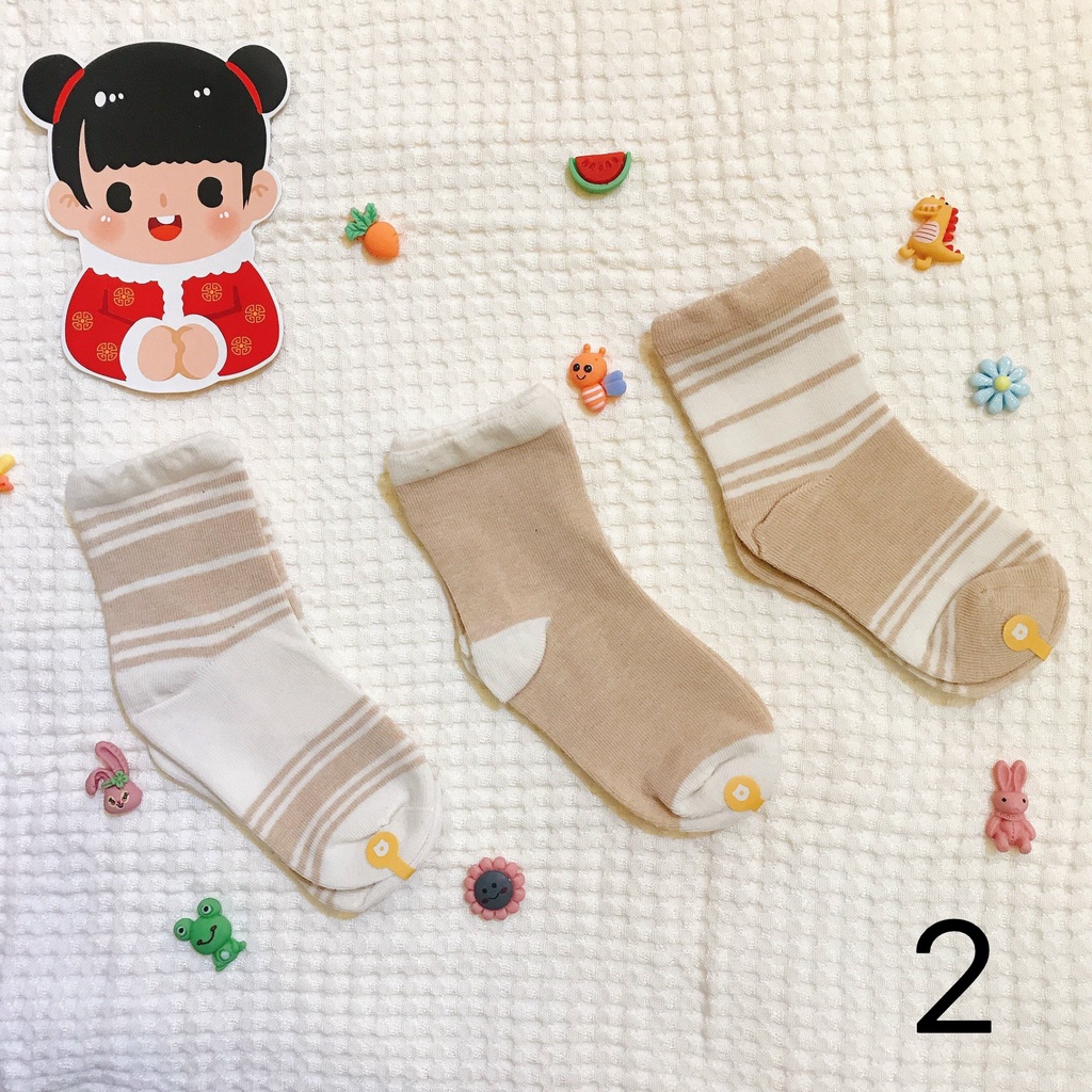 Tất chân tobe (0-12 tháng) cao cấp mềm mịn không dày chất đẹp cho bé trai bé gái