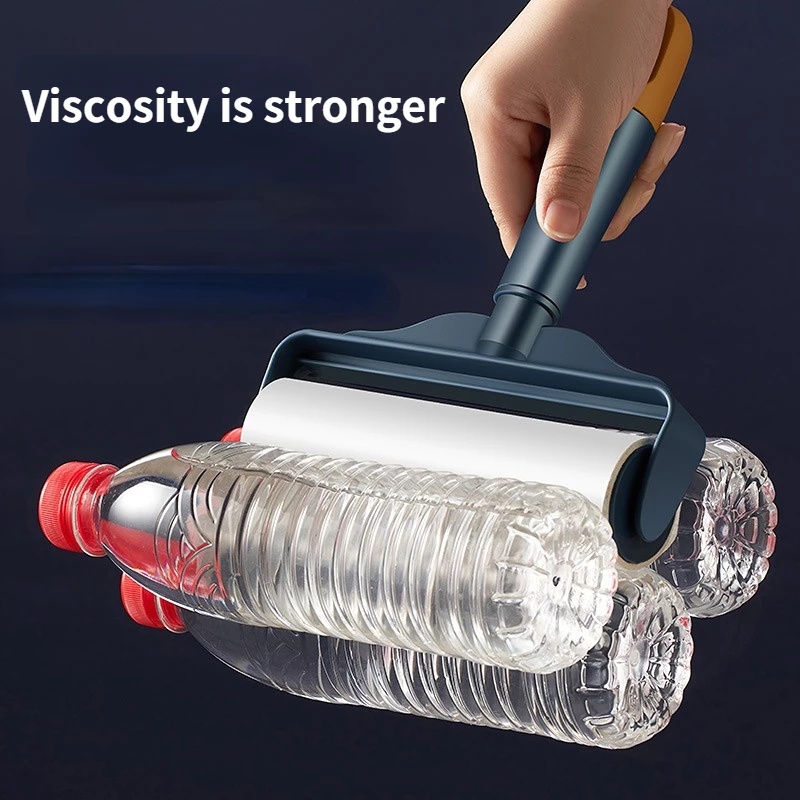 Cây Lăn Bụi Lông Thú Cưng Cầm Tay 16CM Kèm Hộp Đựng Có Thể Tái Sử Dụng Ốp