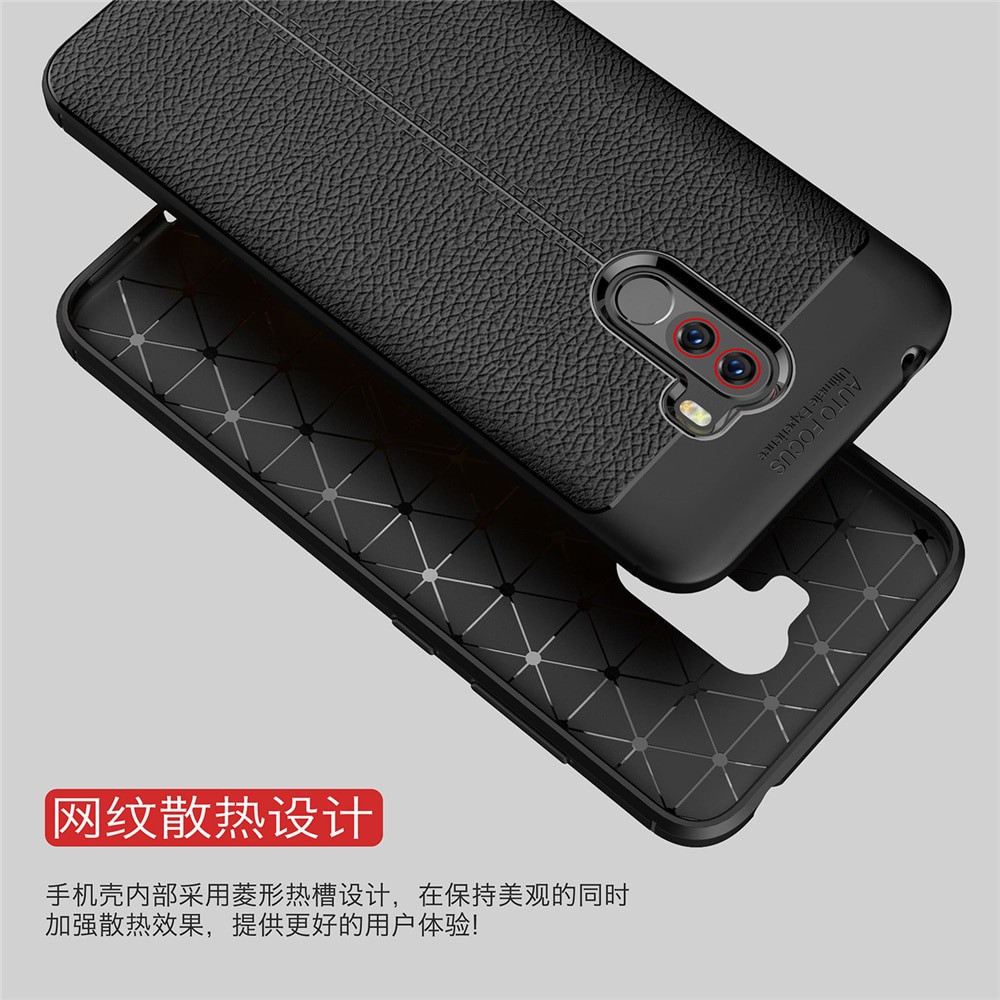 Ốp Lưng PocoPhone POCO F1 dẻo giả da chống sốc