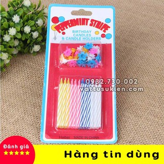 【Chất Lượng】 1 Vỉ Nến Xoắn - Nến Xoắn Sinh Nhật