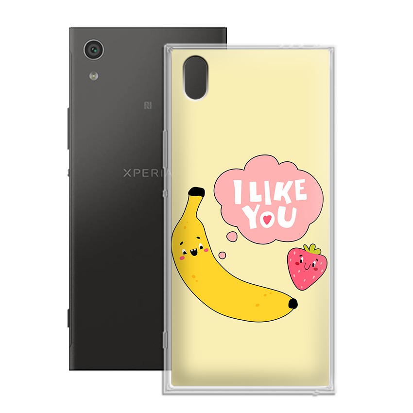 [FREESHIP ĐƠN 50K] Ốp lưng Sony Xperia XA1 in họa tiết trái cây dễ thương - 01154 Silicone Dẻo