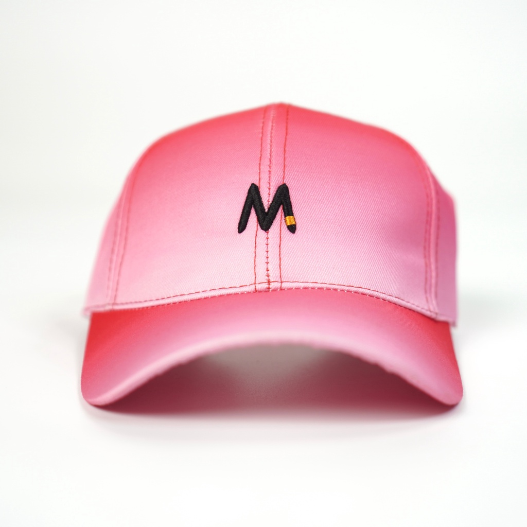 Mũ Lưỡi Trai Thêu Chữ M Màu Gradient Nón Kết Thời Trang Form Unisex Nam Nữ K25