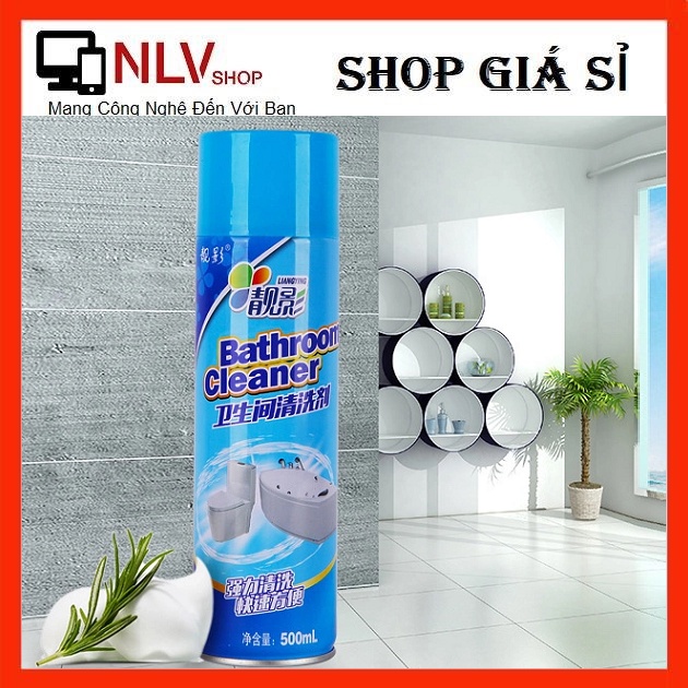 Chai Xịt Bọt Tuyết Tẩy Rửa Nhà Vệ Sinh, Nhà Tắm