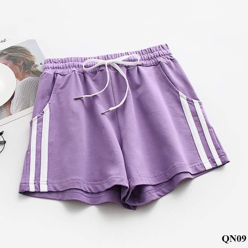 Quần short nữ nhiều màu - thun cotton co giãn 4 chiều - không xù / có size 70KG MS01