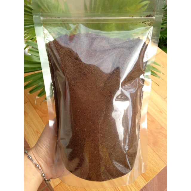 500gr Cafe Gia Lai rang xay bằng củi - Cafe rang mộc không bơ