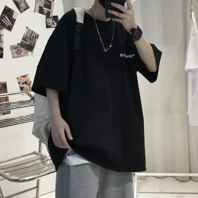 Áo thun tay lỡ form rộng unisex Neko.sg ATL193