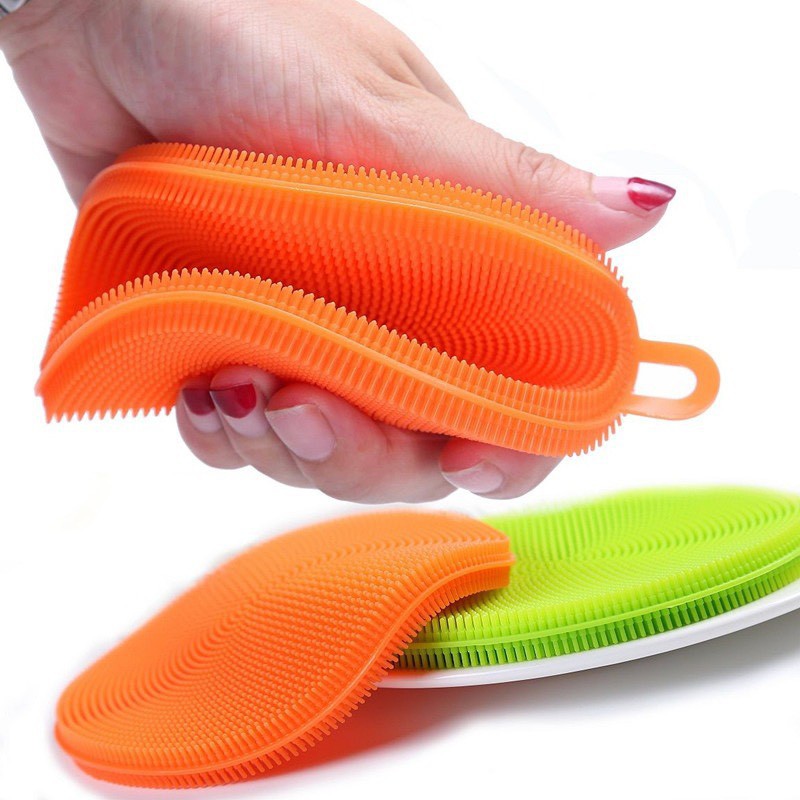 Miếng rửa bát bằng silicon tiện dụng 1610 siêu thi 24/7