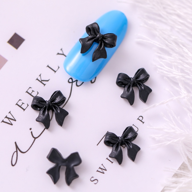 Charm nơ nail phụ kiện giá rẻ dùng kèm với sơn móng tay trang trí VUA SƠN AS