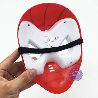 Mặt nạ người nhện có đèn sáng cho bé trai