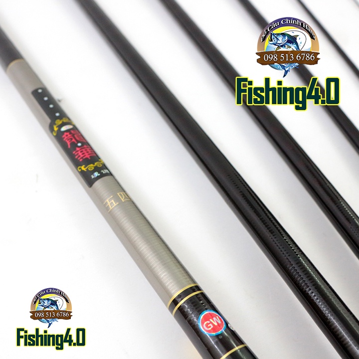 Cần Câu Tay GW LongHua 5H Ngọn Đặc - Đủ size
