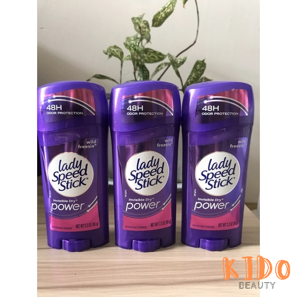 Lăn khử mùi nữ LADY SPEED STICK Power Fresh 65g Lăn nách nữ ngăn mồ hôi