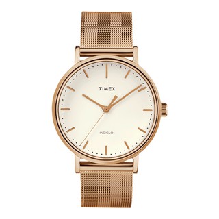 Đồng hồ Nữ Timex THE FAIRFIELD 37mm dây thép lưới - Chính Hãng