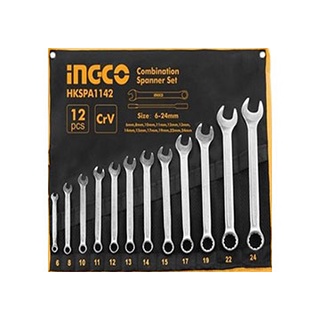 Bộ 12 cờ lê vòng miệng / 6-24mm bộ cờ lê vòng miệng 12 chi tiết ingco
