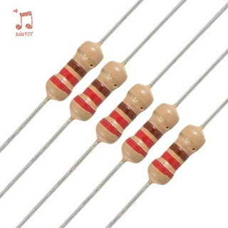 Set 50 điện trở phim 220 ohm 1 / 4w 5% chuyên dụng
