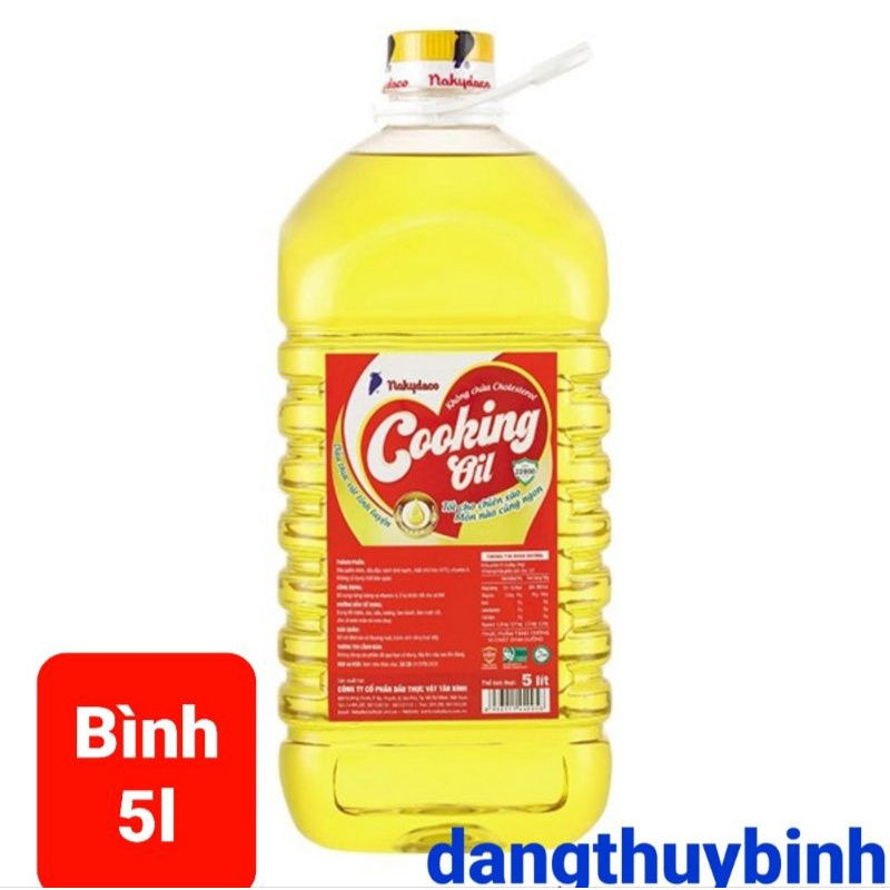 Dầu Thực Vật Cooking Nakydaco 5L