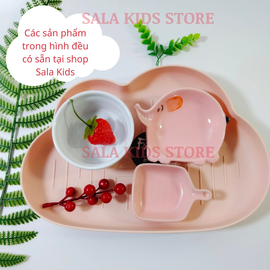 Bát Sứ Ăn Dặm Kiểu Nhật Cho Bé Bộ Chén Ăn Dặm Gốm Sứ Ramenkin SALA KIDS