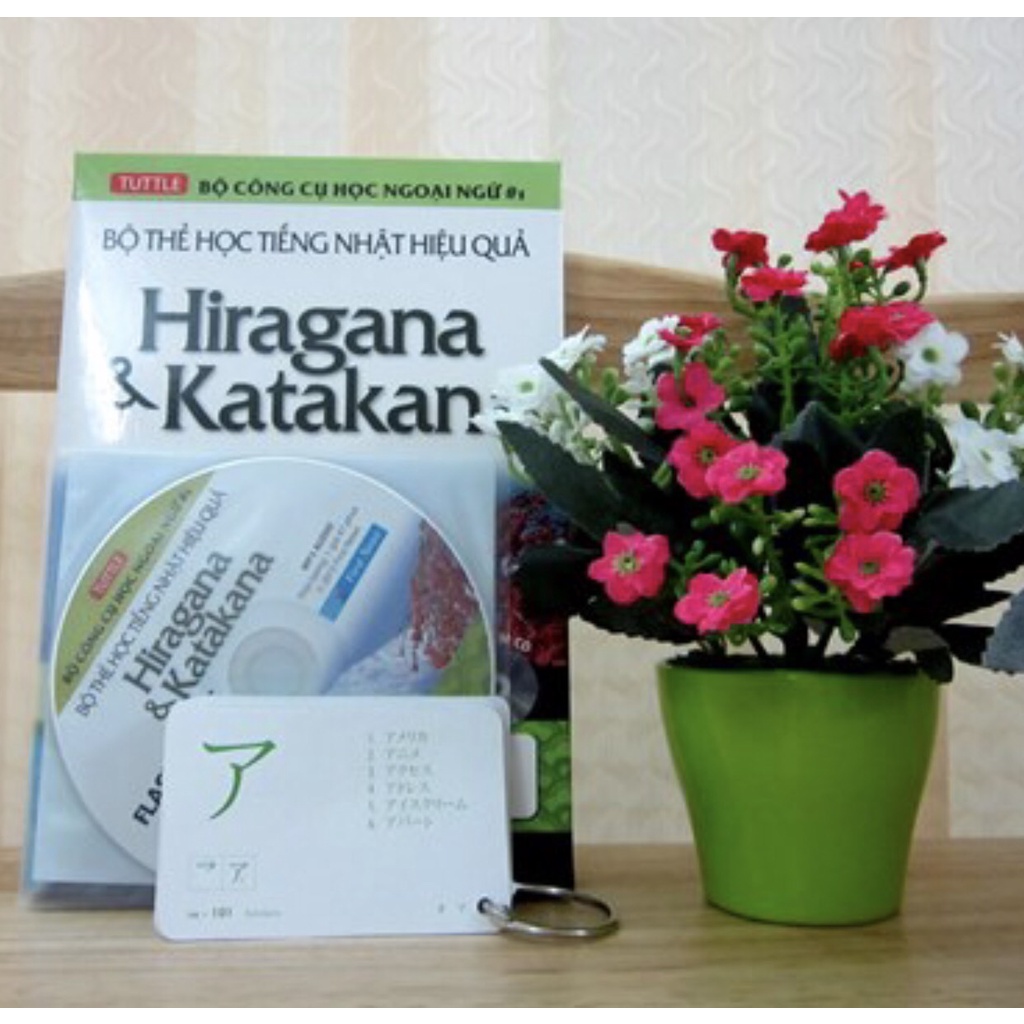 Sách - Bộ Thẻ Học Tiếng Nhật Hiệu Quả - Hiragana và Katakana (Kèm CD)