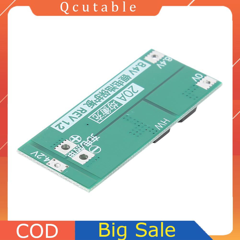 Bảng Mạch Bảo Vệ Pin Lithium 2s 20a Bms 7.4v 8.4v 18650