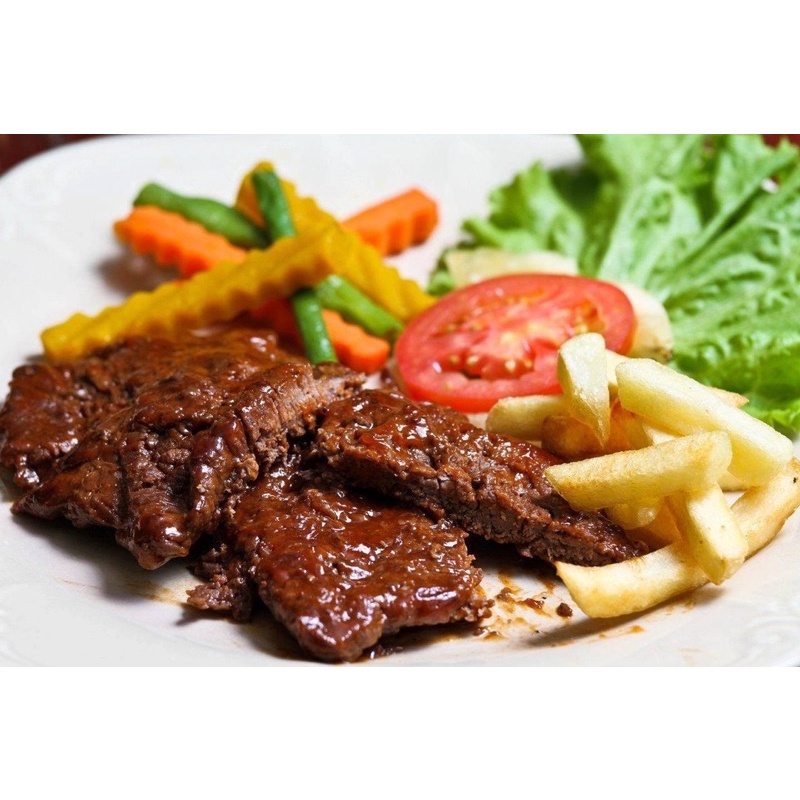 Lõi Thăn Bò Úc làm Steak, Bít Tết ,Thịt Nướng khay 500g