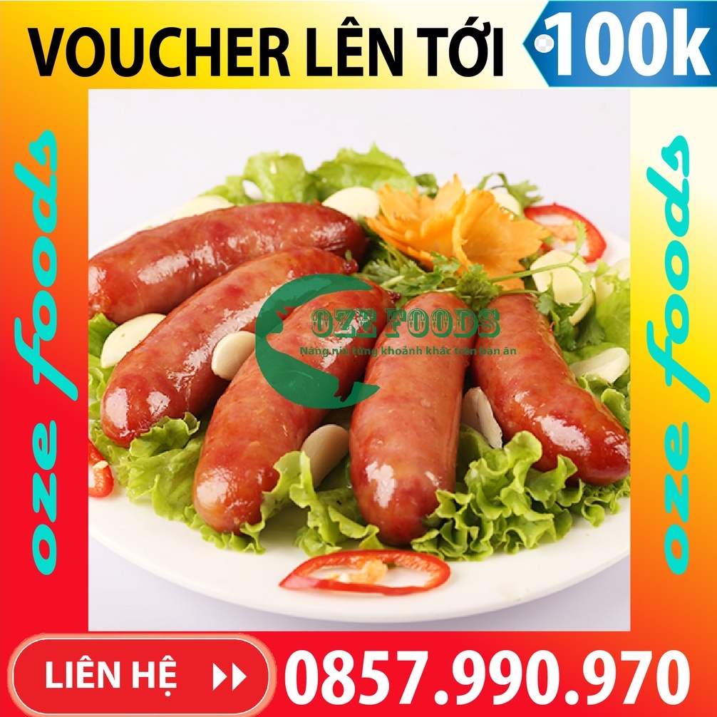 XÚC XÍCH VỊ ĐỨC 500G Tập đoàn Dabaco Miễn Phí Ship