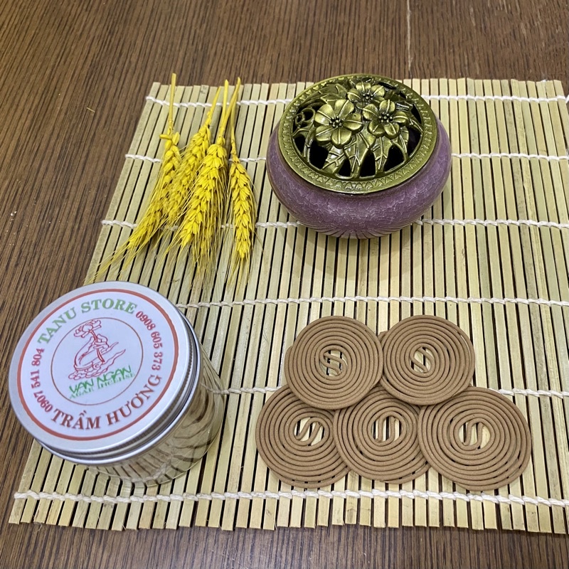 NHANG VÒNG 2H RƯỠI TRẦM HƯƠNG NHA TRANG- THƠM CHUẨN 100% TRẦM HƯƠNG, RẤT SÂU LẮNG, THOẢNG XA- TANU STORE