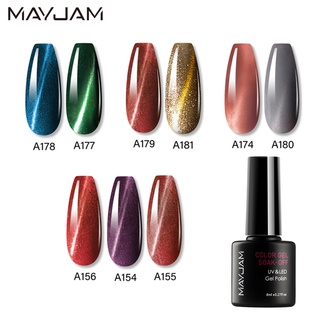 [Hàng mới về] Gel móng tay hiệu ứng mắt mèo Mayjam 8ml màu xinh đẹp
