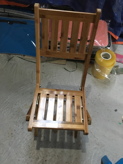 Ghế xếp gỗ mini, ghế trà chanh, ghế cafe Gem Decor