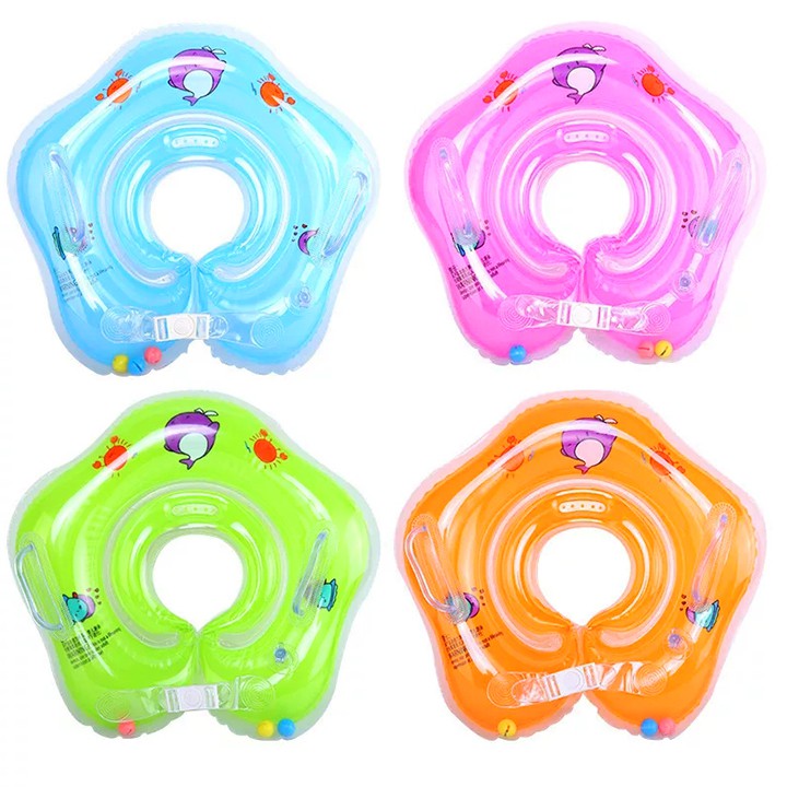 Phao đỡ cổ cho bé dưới 2 tuổi chất nhựa PVC 2 lớp mềm mại dày dặn thiết kế chống lật an toàn cho bé yêu BBShine – PB002