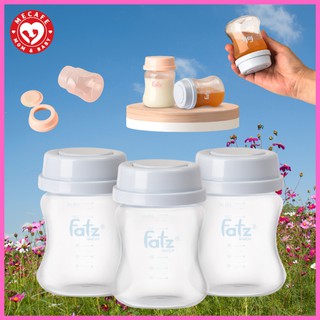 [VỪA Spectra, Avent, Fatz] Bộ 3 Bình trữ sữa 140ml Fatz Baby FB0140VN - Bình đựng sữa 140ml FatzBaby