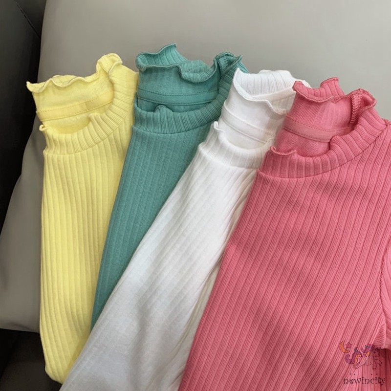 Áo cotton dài tay thời trang Hàn Quốc cho bé gái