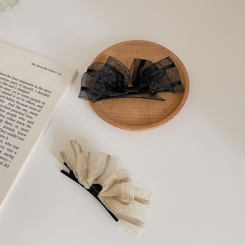 Cặp kẹp tóc hình nơ xinh xắn dễ thương cho bé gái