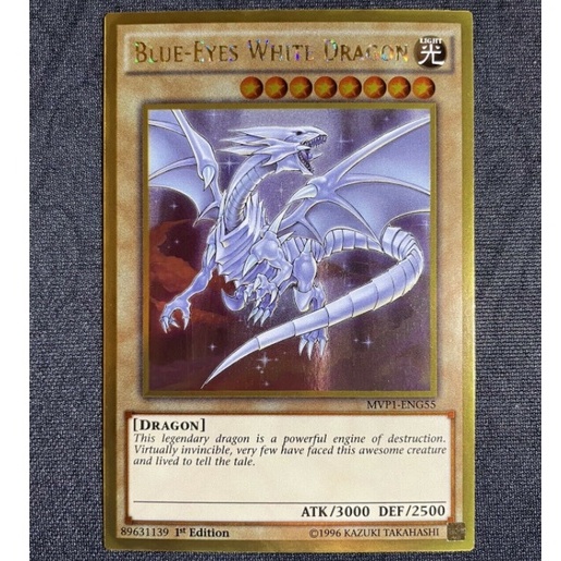 Lá bài BLUE EYES WHITE DRAGON - Các phiên bản MVP1