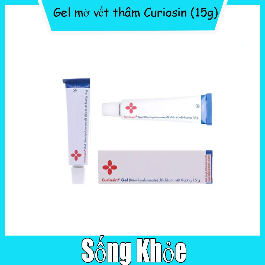 Gel hỗ trợ làm lành vết thương Curiosin (Tuýp 15g) chính hãng