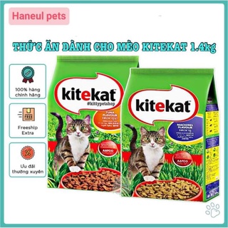 Thức ăn hạt cho mèo kitekat các vị - túi 1,4kg.