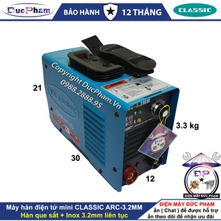 Máy hàn điện tử mini Classic ARC-3.2MM