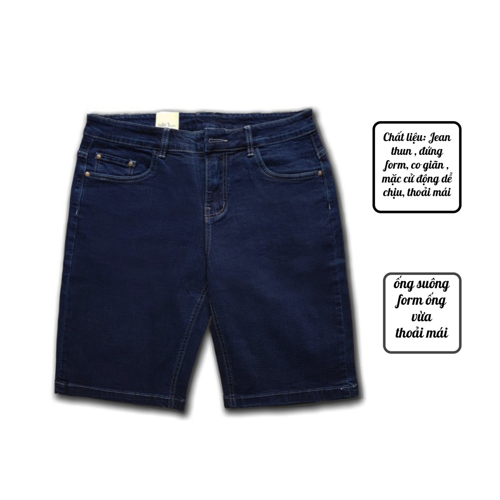Quần jean ngắn size to ống suông cho nam béo | bigsize 75kg- 110kg | PH Big Size | Q148 | BigBuy360 - bigbuy360.vn