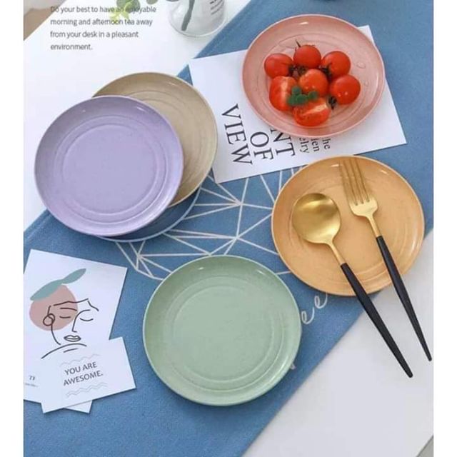 Set 6 đĩa lúa mạch