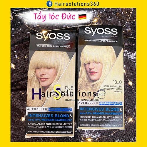 Tẩy tóc SYOSS Đức 13-5, 13-0 - Hairsolutions360