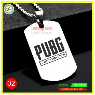 Thẻ bài Dogtag gamer PUBG