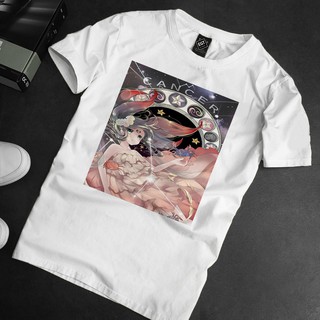 Áo thun Cotton Unisex - Cung Hoàng Đạo - Cung Cự Giải - Biểu tượng cô gái cung cự giải