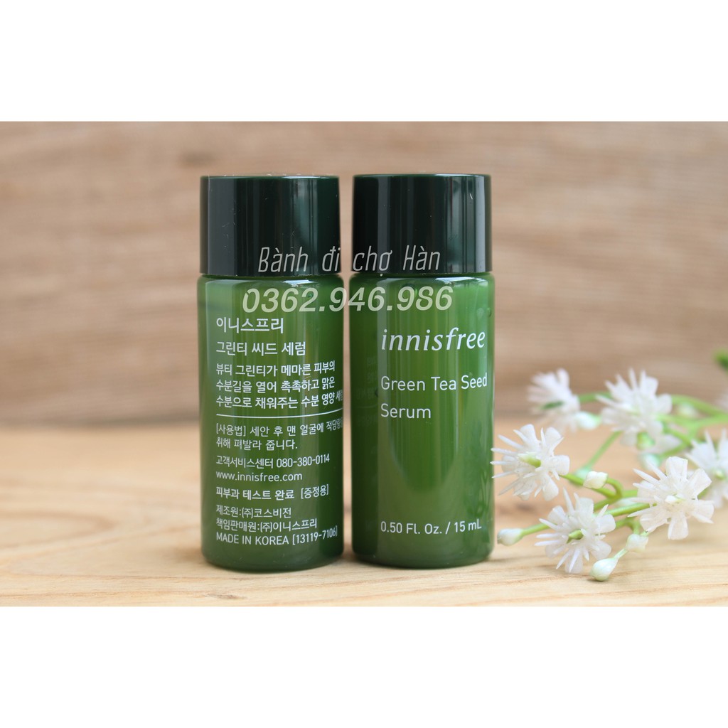 Serum trà xanh Innisfree GREEN TEA SEED SERUM 15ml