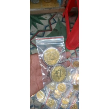 Đồng xu may mắn sec 2cái