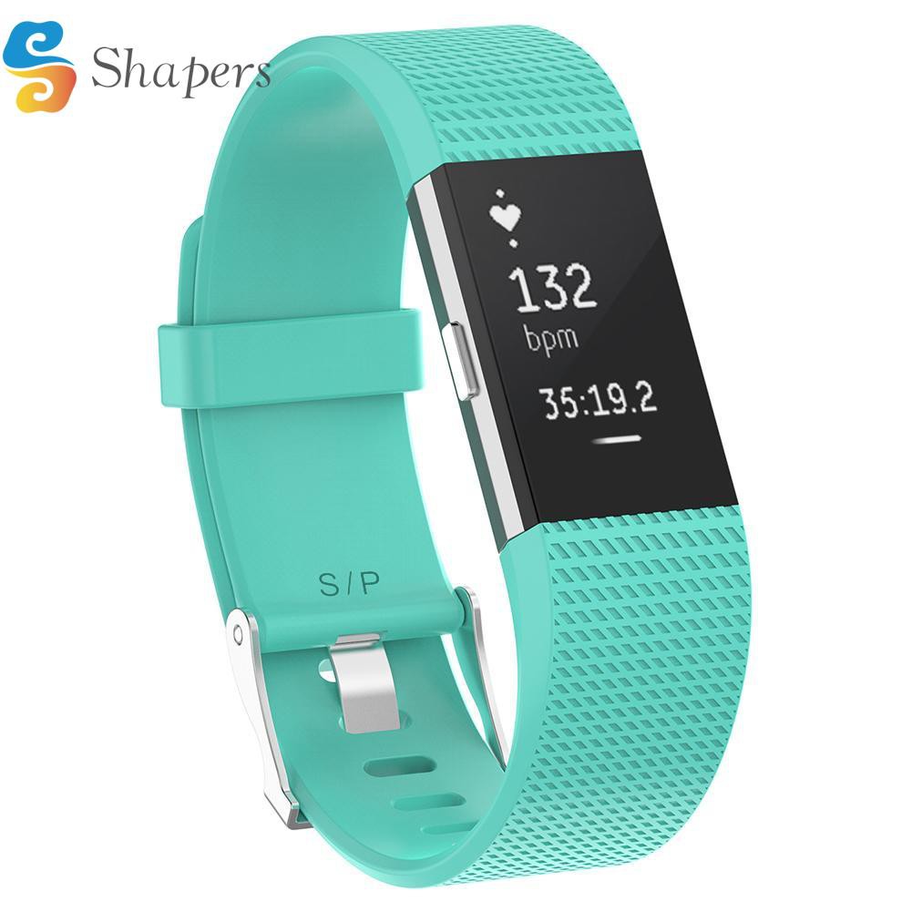 SA Dây Đeo Silicon Mềm Cho Đồng Hồ Fitbit Charge 2
