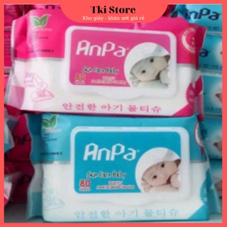 Khăn giấy ướt anpa loại 80g, 80 tờ
