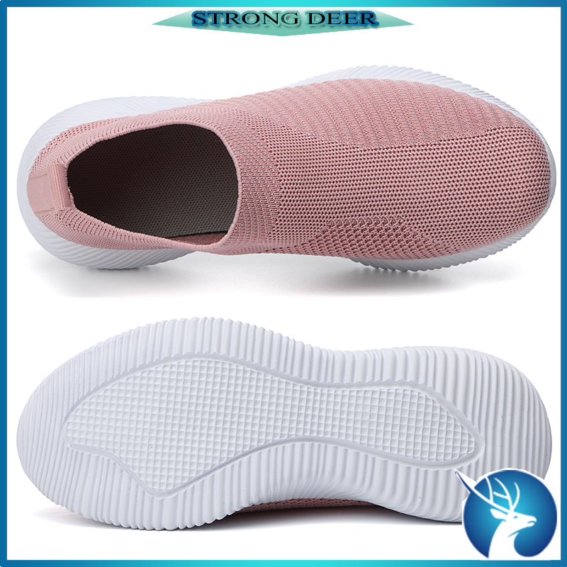 Giày Bệt Nữ Đế Cao Su Phồng Tôm Dành Cho Những Cô Nàng Plus Size ：35-43