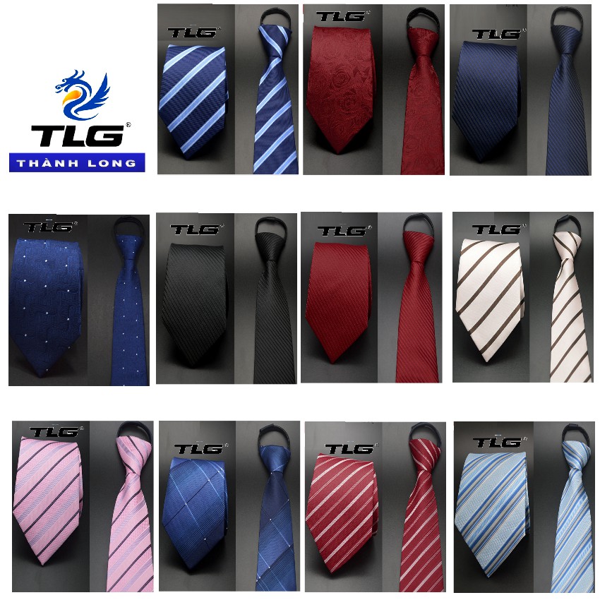 Cà Vạt Nam Bản Vừa Kéo Khóa Tlg 206248