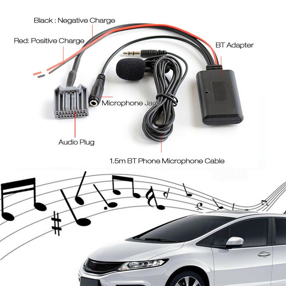 Cáp Chuyển Đổi Âm Thanh Bluetooth 5.0 AUX Cho Honda Civic CRV Accord