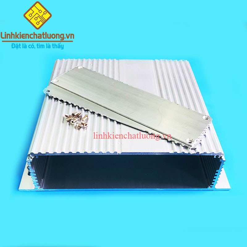 Hộp nhôm 162x155x46mm có tai